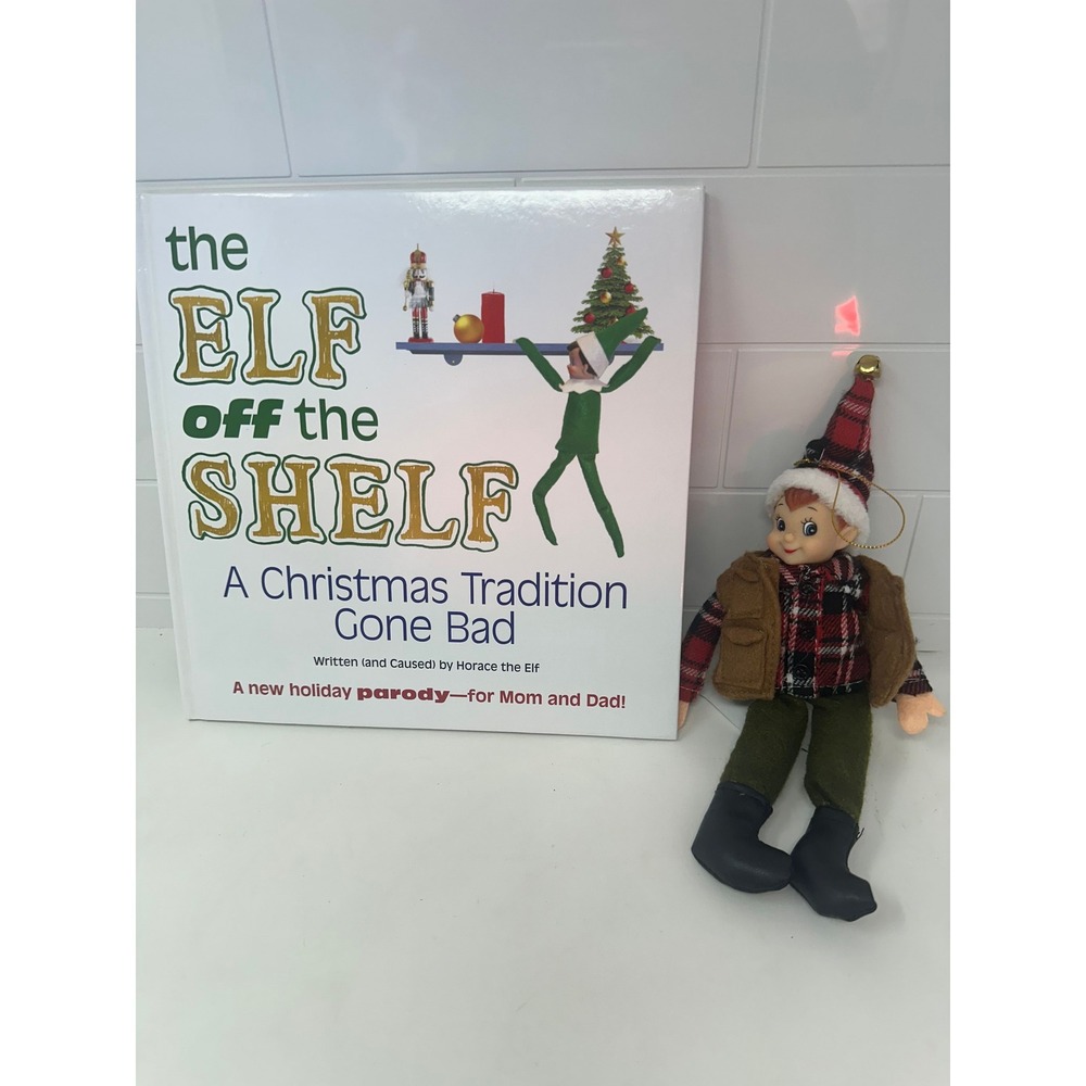 Elf Off the Shelf Book with Elf Ornament